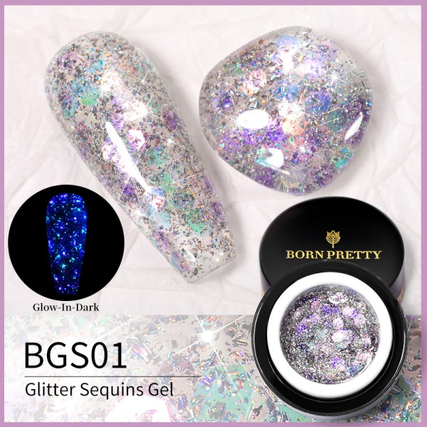 Prozorni gel z bleščicami 52328-1