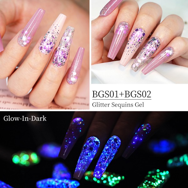 Prozorni gel z bleščicami 52328-1
