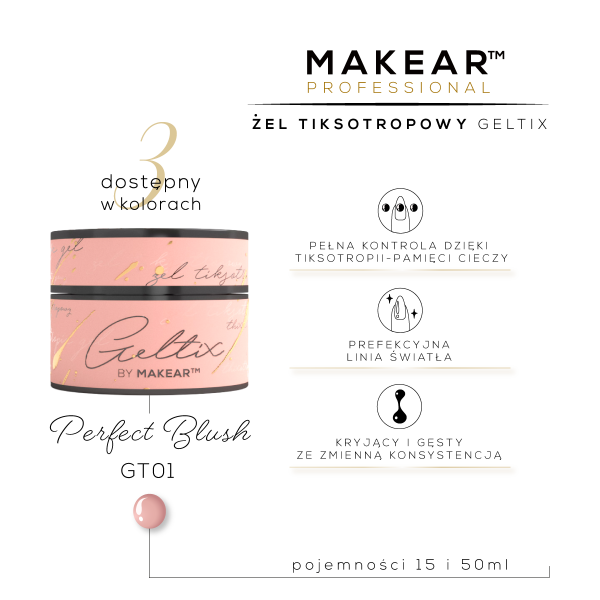 Makear GELTIX Perfect BLUSH 15ml