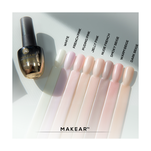 Makear NUDE RUBBER BASE - Jelly PINK