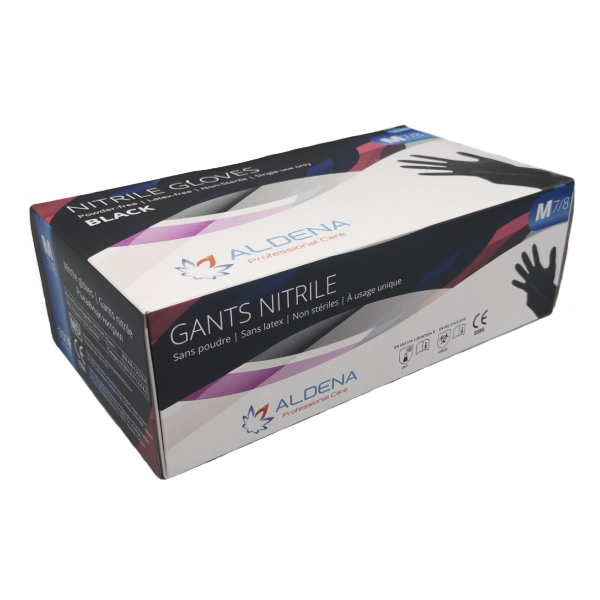 Nitril rokavice Aldena 100kom - črne