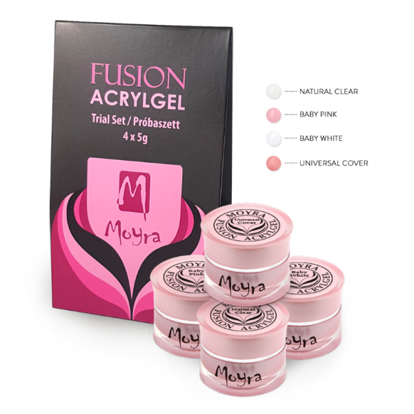 Moyra Fusion Akrilni Gel - baby boomer set