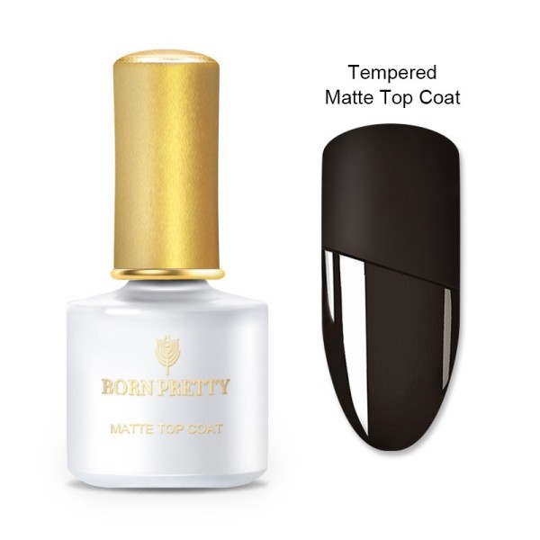 BORN PRETTY Tempered matte top coat no wipe 45445-2