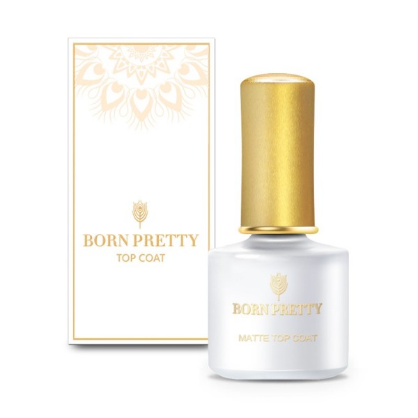 BORN PRETTY Tempered matte top coat no wipe 45445-2