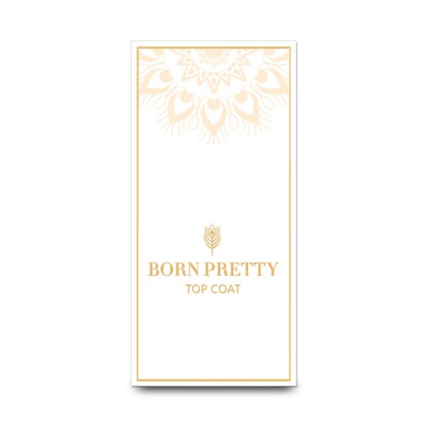 BORN PRETTY Tempered top coat no wipe 10ml