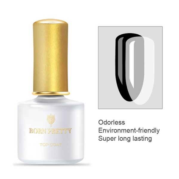 BORN PRETTY Tempered top coat no wipe 10ml