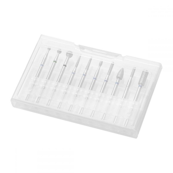 Komplet 10 diamantnih brusilnih nastavkov AS1042