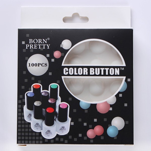 Color buttons 100kom Clear - Born Pretty