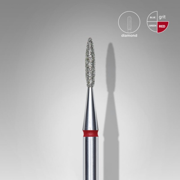 STALEKS Diamantni nastavek rdeč FA10R016/8 