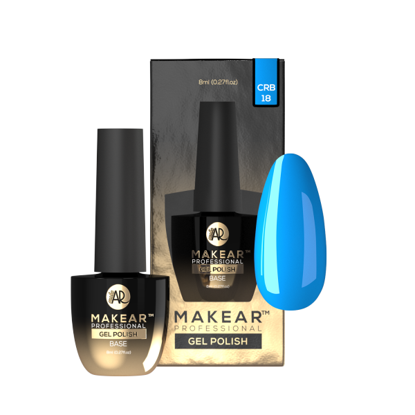 Makear RUBBER BASE JUICY - Lagoon Blue