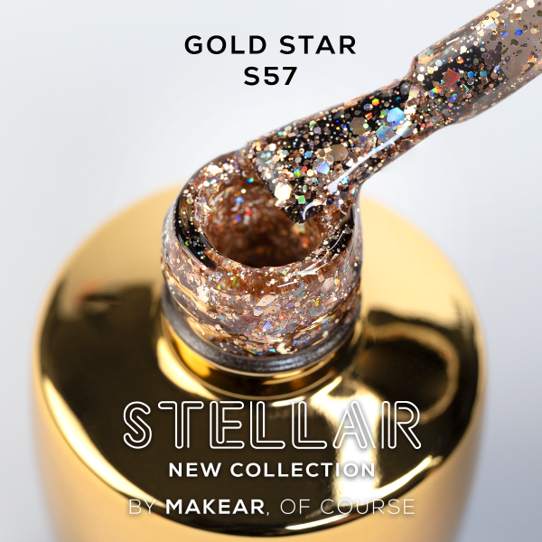 Makear Gold star gel lak S57