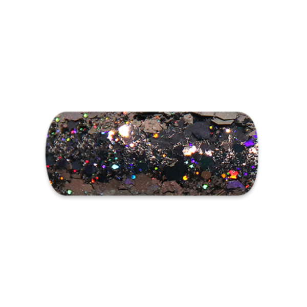 Holo Glitter mix No.10 - Black