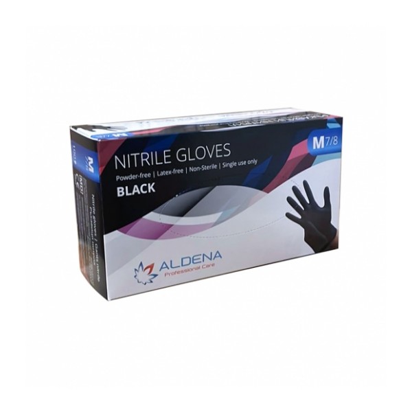 Nitril rokavice Aldena 100kom - črne