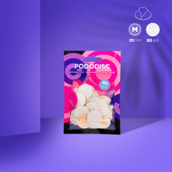  Staleks Pro Expert bijeli zamjenski brusni papir za Pododisc M PDF-20