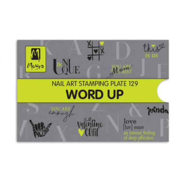 Moyra Pločica Word up Nr.129