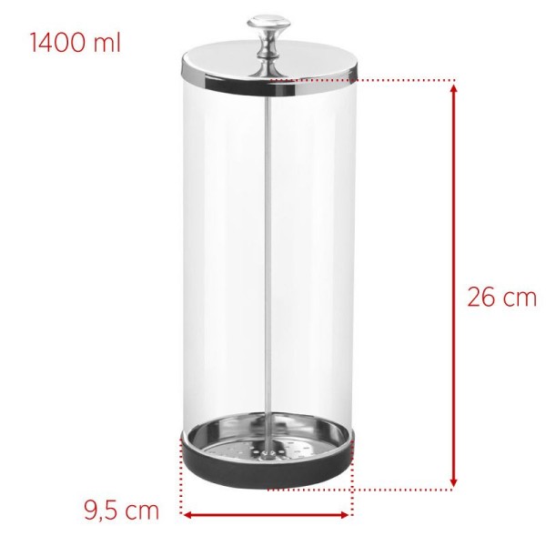Steklena posoda za sterilizacijo - 1,4l