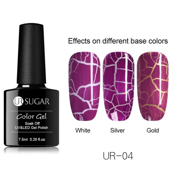 UR04 UR SUGAR Crackle Gel Polish