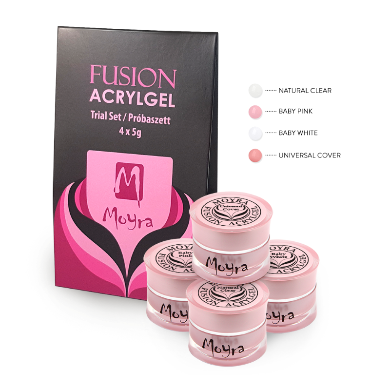 Moyra Fusion Akrilni Gel - baby boomer set