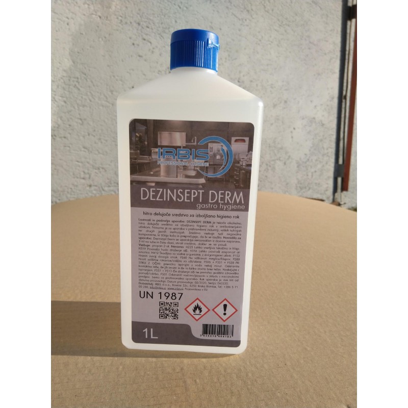 Dezinsept Derm anti bakterijska tekočina za roke 1000ml