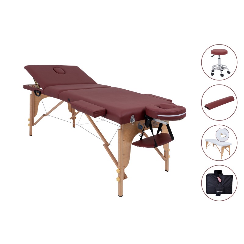 Aurora prijenosni ležaj za masažu sa stolicom