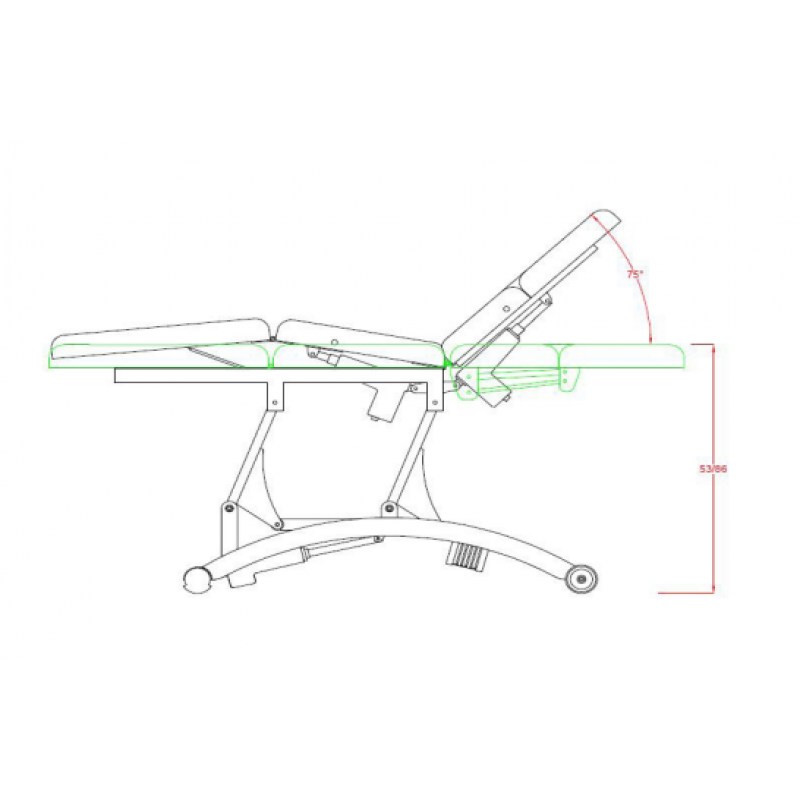 Terapevtska miza Master Fox-2241C