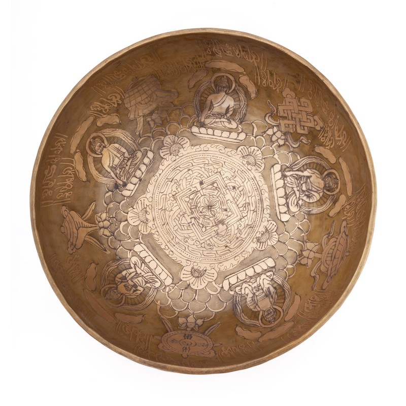 Tibetanska zdjela za meditaciju - 28cm
