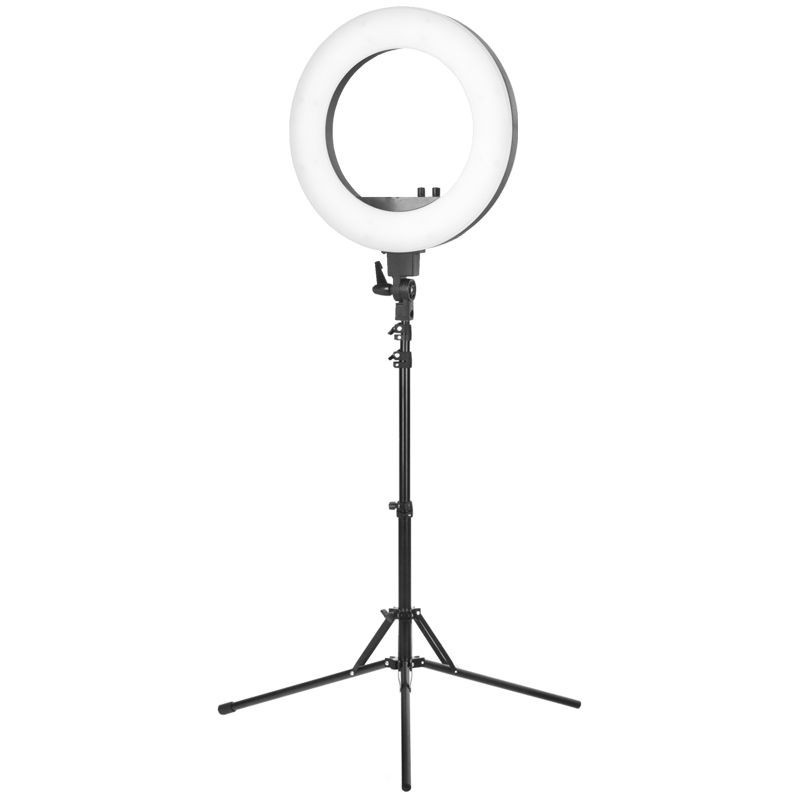 Make up luč na stojalu Ring LED AS9781