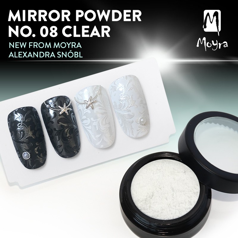 Moyra Mirror powder No.8 - prozoren