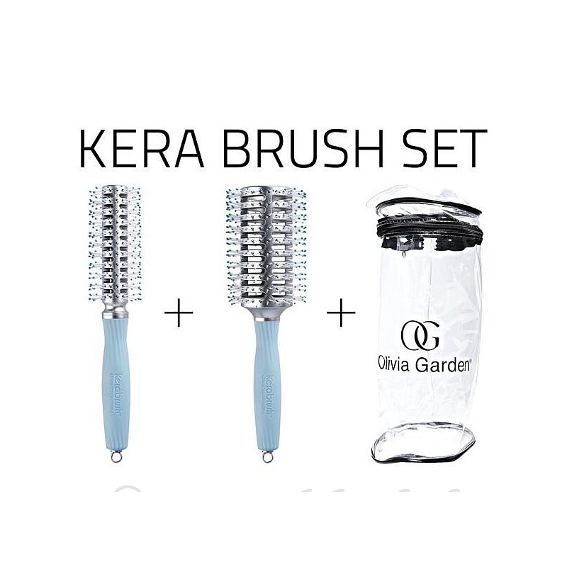 Kera Brush - set od 2 četke + torbica