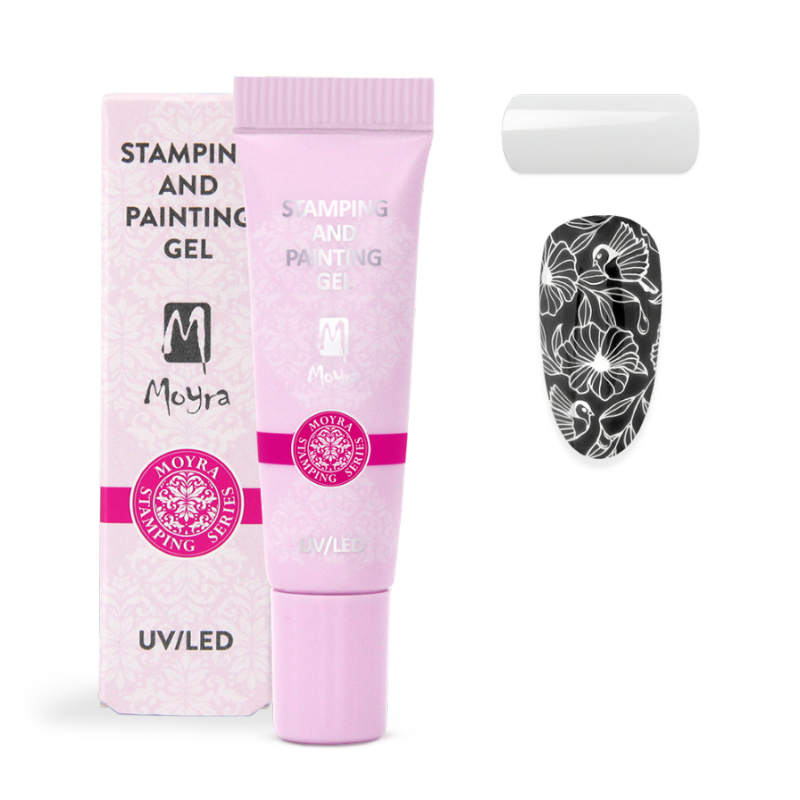 Moyra Stamping and Painting gel Nr.01 White