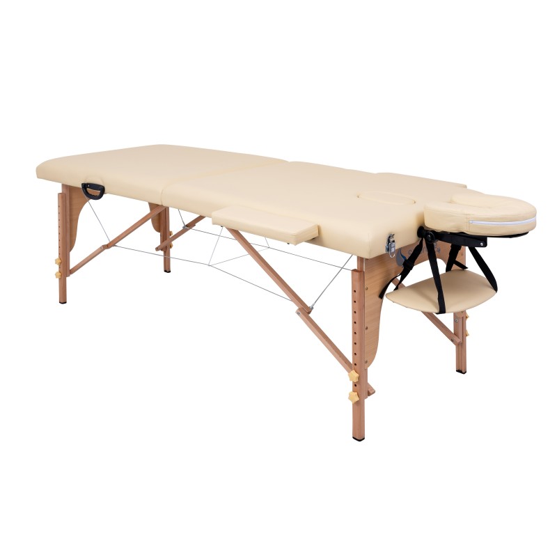 lesena miza za masažo