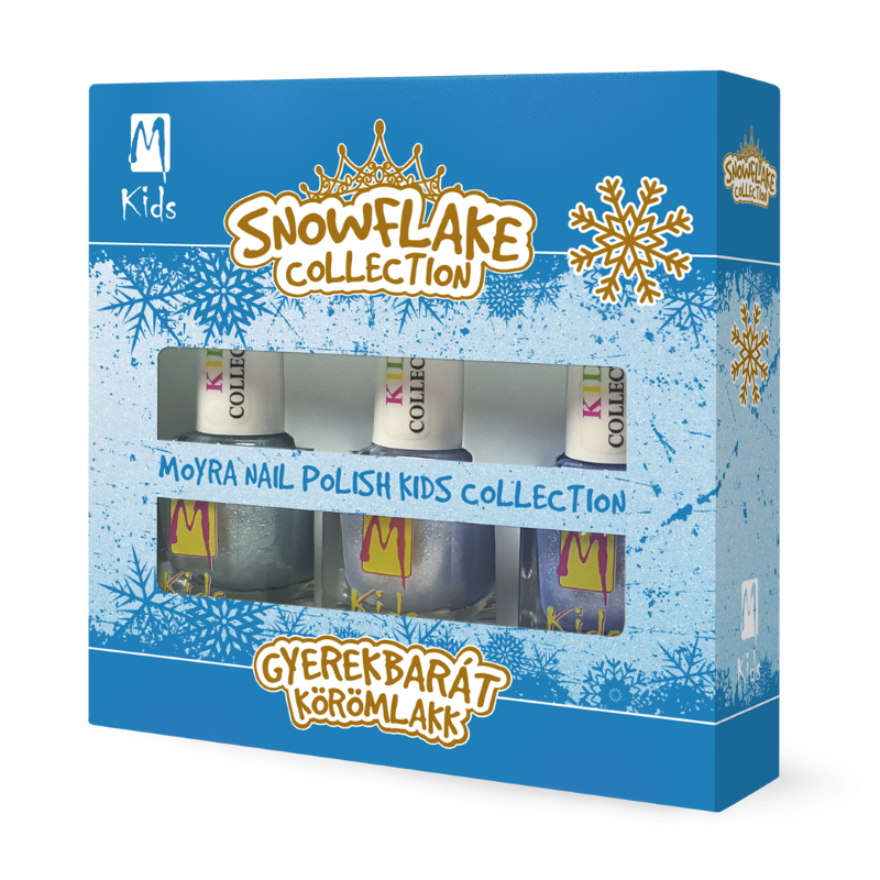 SET Lakov za nohte KIDS - Snowflake Collection