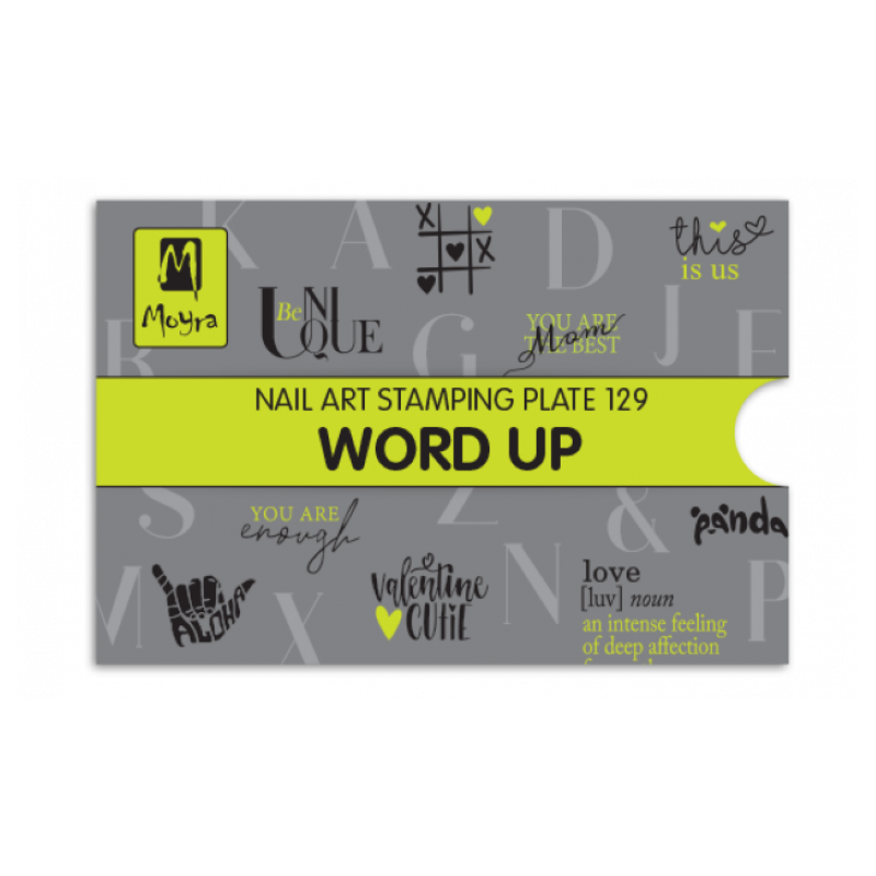 Moyra Pločica Word up Nr.129