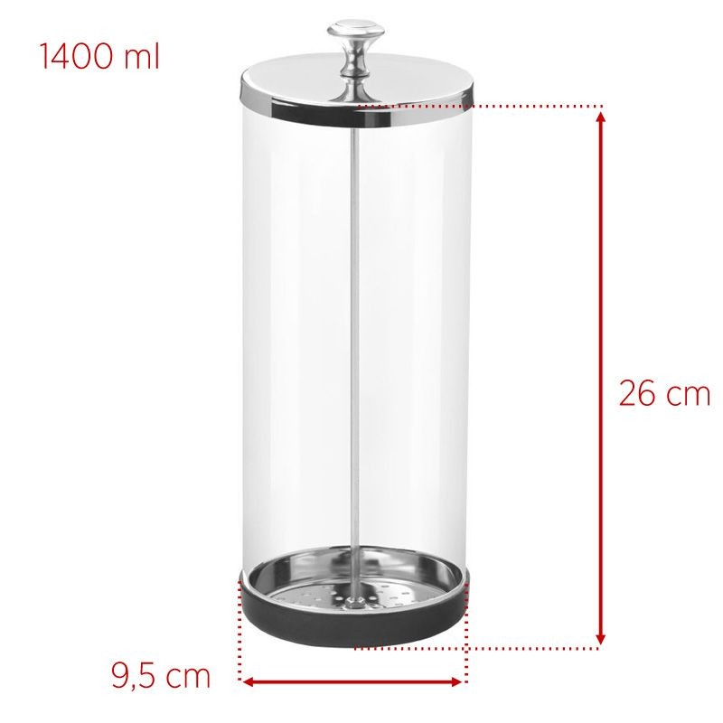 Steklena posoda za sterilizacijo - 1,4l