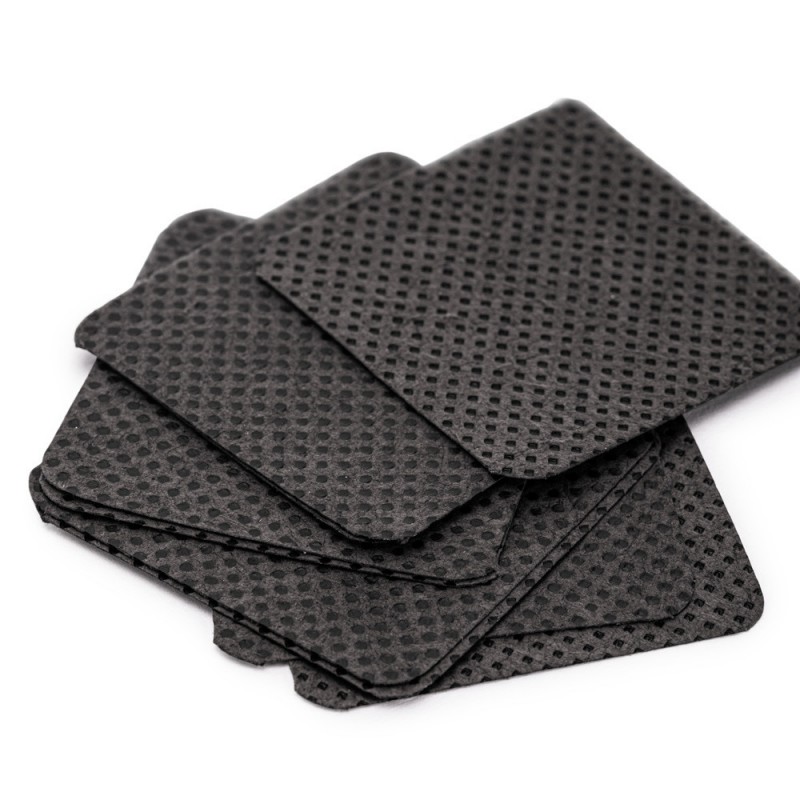 Perforirane blazinice brez vlaken - črne 5x5 cm 540 kosov