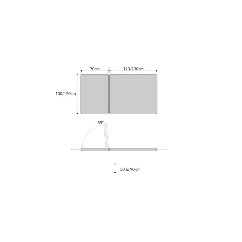 Hydraulische Therapieliege CH-BOBATH-0120-R.100