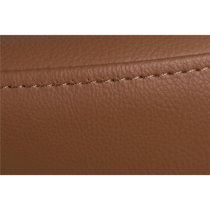 Fotelj Egg - Umetno usnje (skaj) v črni in bež barvi