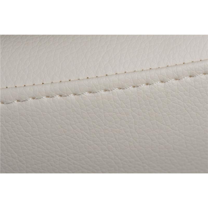 Fotelj Egg - Umetno usnje (skaj) v črni in bež barvi