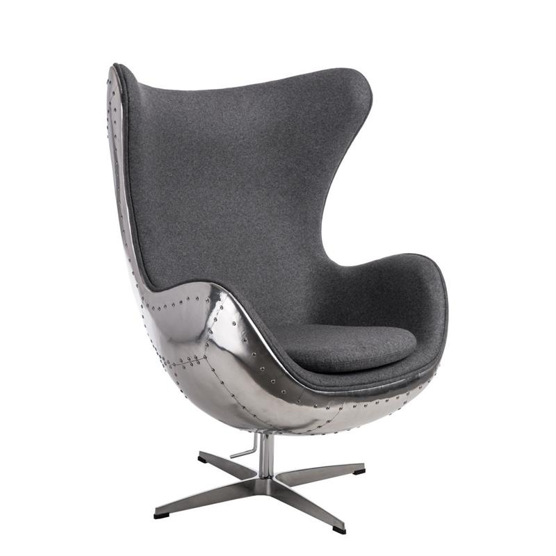 Ei-Sessel - Aluminium