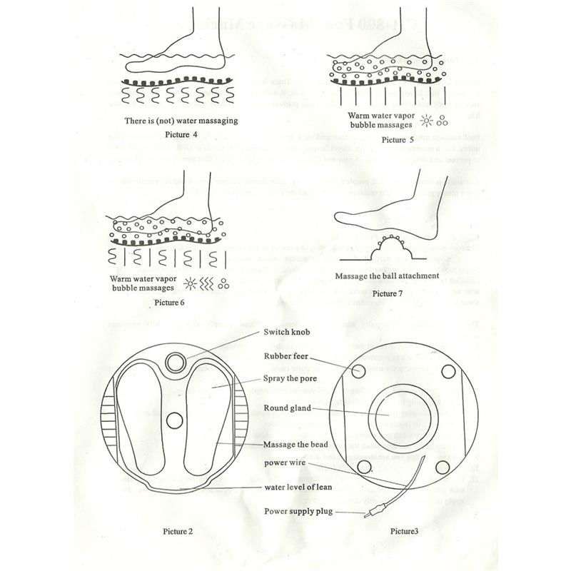 Masažna banjica za pedikuro AS4782