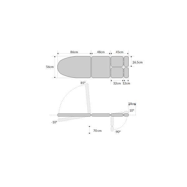 Miza/stol za podiatrijo S-1090-POD