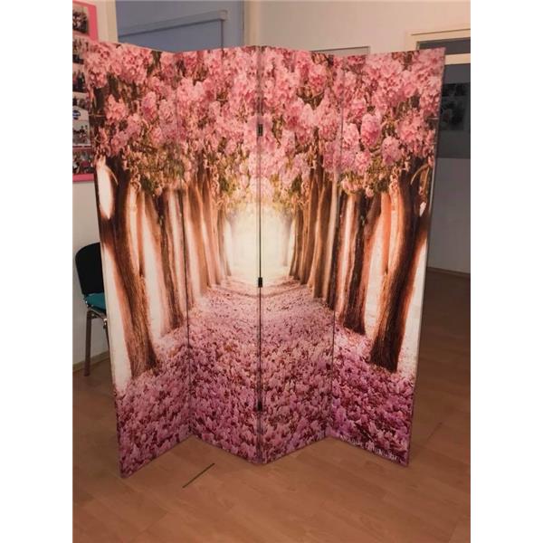 Blumen Paravent / Raumteiler