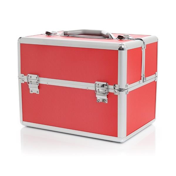Kozmetični kovček Rdeč
