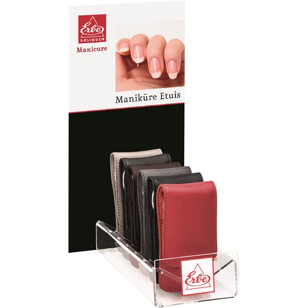 SET Stojalo in 6x etui za manikuro z orodjem